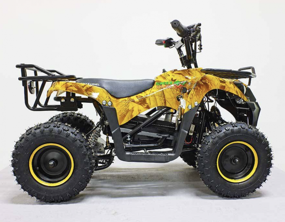 Квадроцикл GreenCamel Гоби K45 (36V 800W R6 Цепь) быстросъем, ножной тормоз