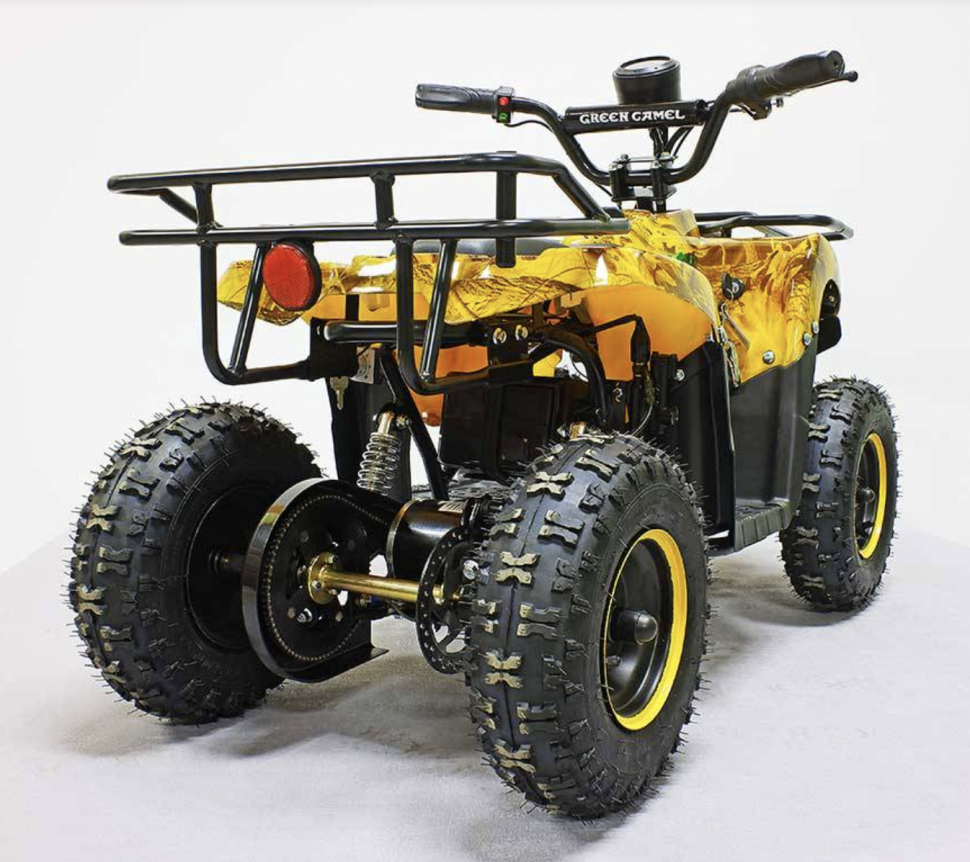 Квадроцикл GreenCamel Гоби K45 (36V 800W R6 Цепь) быстросъем, ножной тормоз