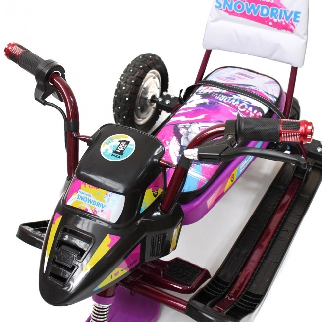 Электроснегокат Snow Razor Pro Mini (бело-розовый)