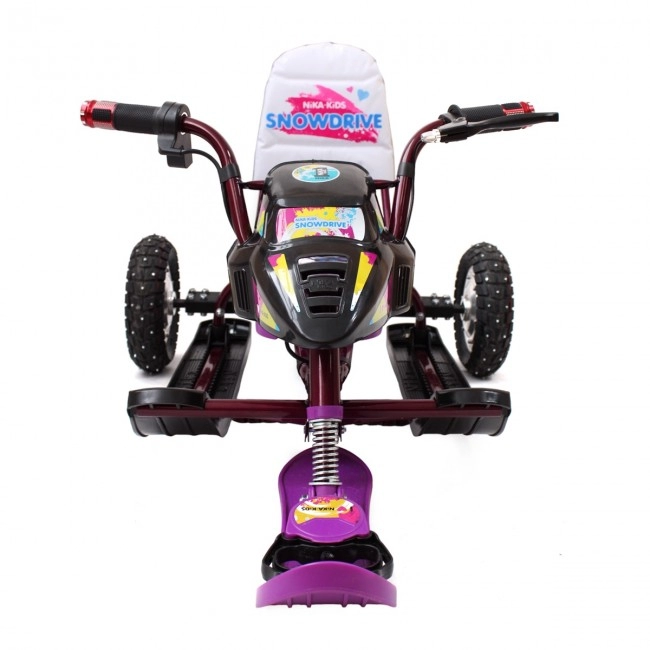 Электроснегокат Snow Razor Pro Mini (бело-розовый)