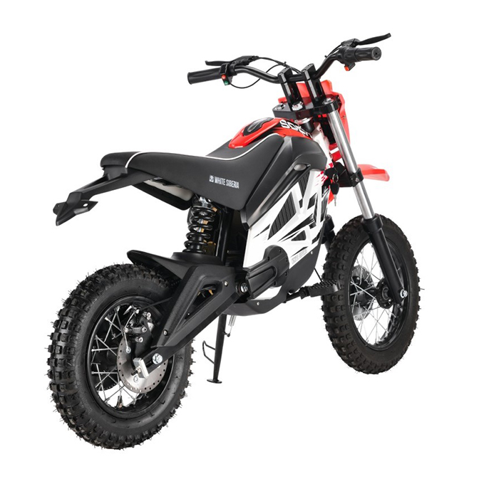 Детский электромотоцикл WHITE SIBERIA SOCHI 1300w RED