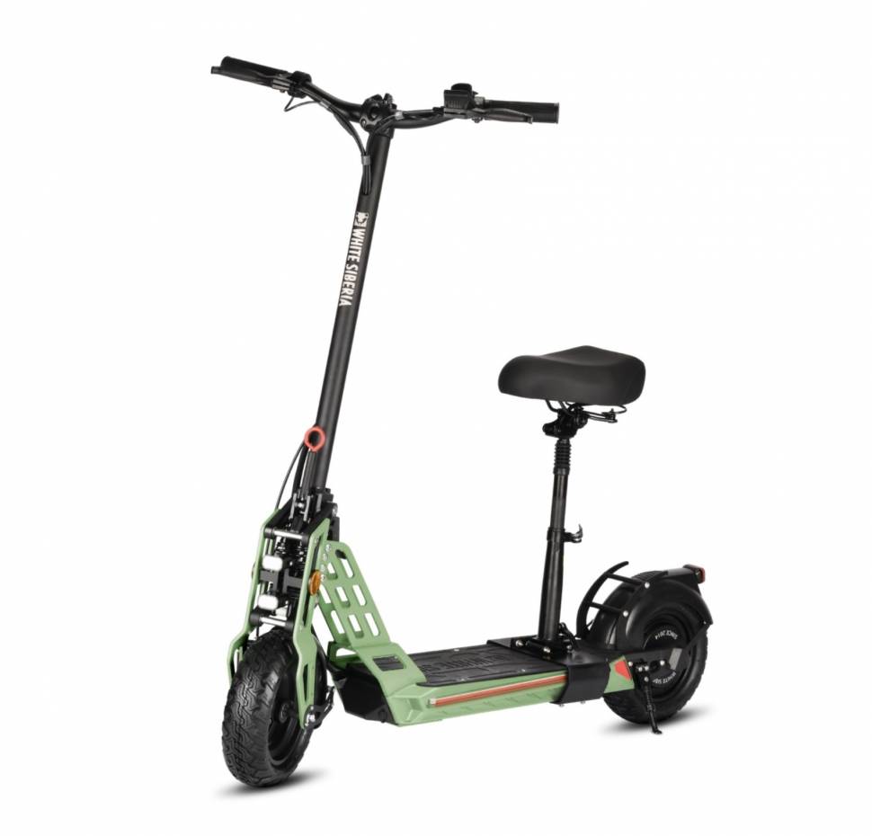 Электросамокат White Siberia TAIGA 1000W ARMY GREEN (Зеленый)