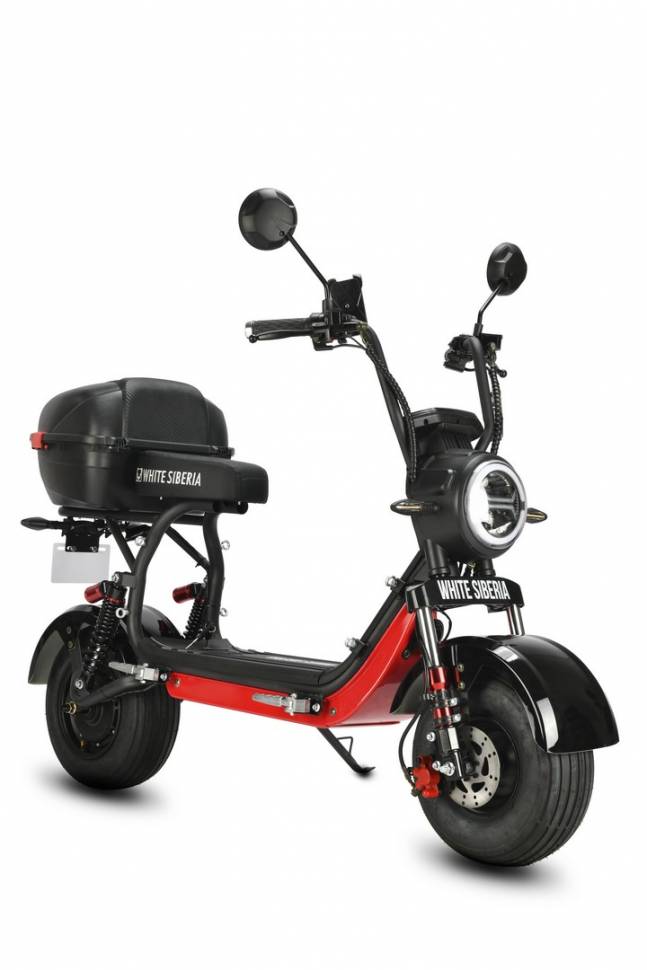 Электроскутер White Siberia MINI R 3.0 black 60v